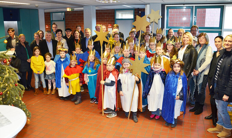 Sternsinger 2020 im Hürther Rathaus.