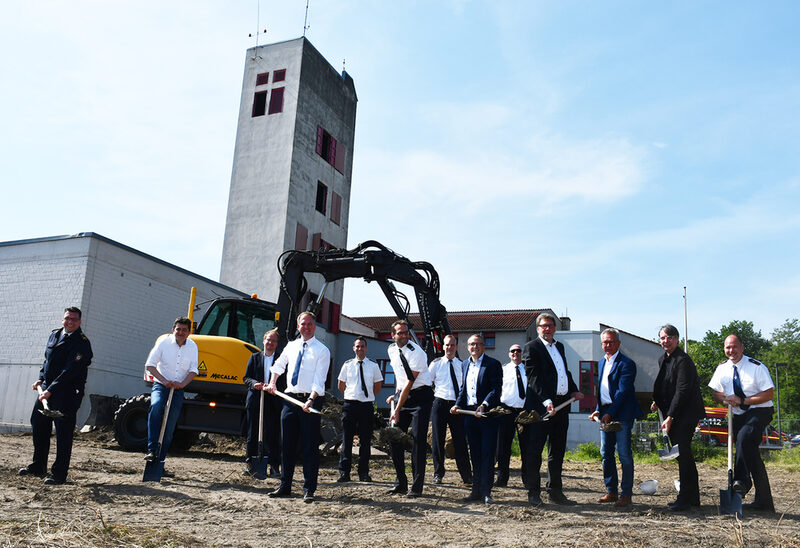 Spatenstich Neubau und Erweiterung der Feuer- und Rettungswache Hürth.