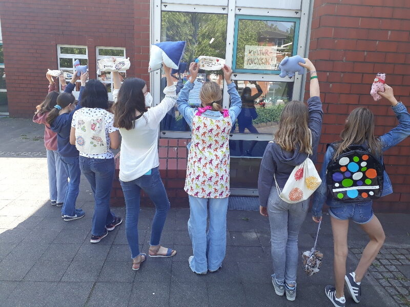 Kinder beim Kulturrucksack NRW in Hürth.