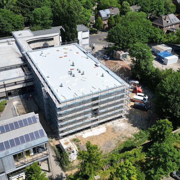 Baustelle des Ernst-Mach-Gymnasiums.