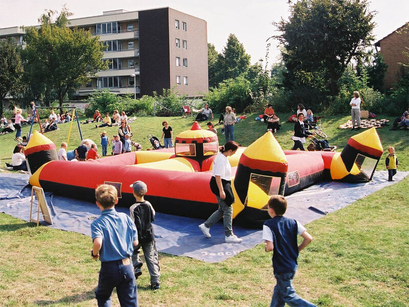 Spielplatzaktion in Hürth.