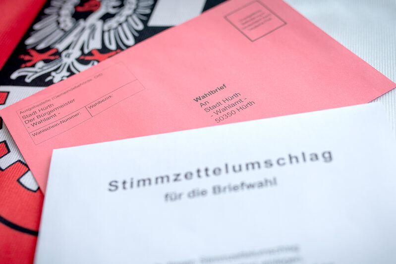 Briefumschläge für Wahl.