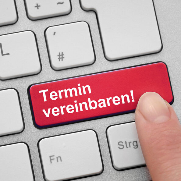 Tastatur mit Termin vereinbaren