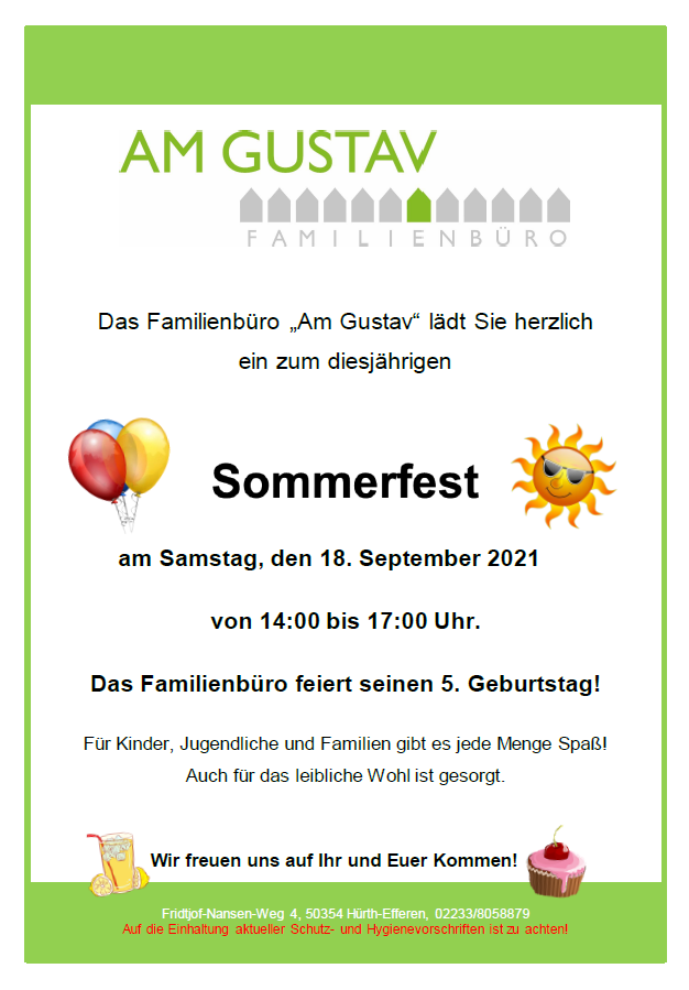 Plakat Sommerfest